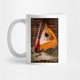 Mandolin and Pocket Violin Mug